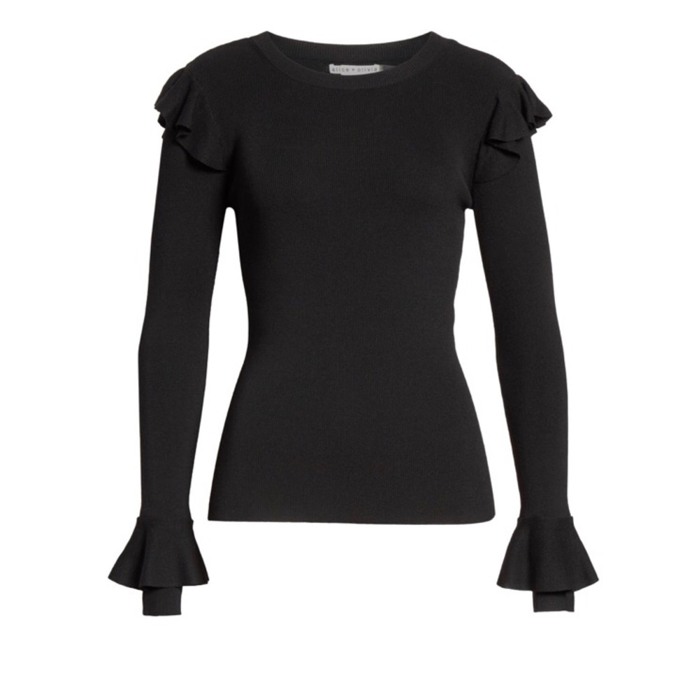 Alice + Olivia Ruffled Top - Picture 5 of 6